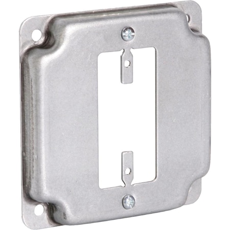 Southwire Electrical Box Cover, Square, Galvanized Steel, GFCI, Raised Cover G1947-UPC
